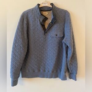 Flaherty Epic Quilted Fleece Pullover, Size Large